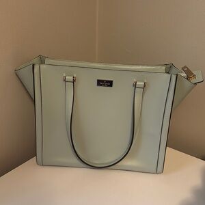 Kate Spade Green Structured Tote